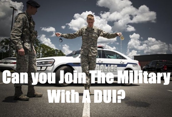 ¿Puedes unirte al ejército con un DUI?