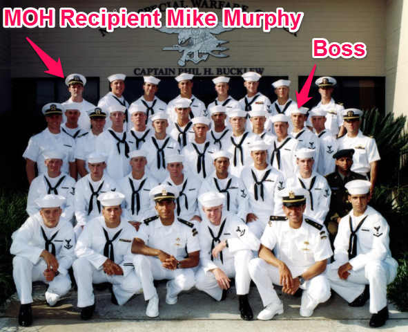 foto de graduación de jeff boss navy seal