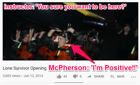 Mcpherson grita que soy positivo