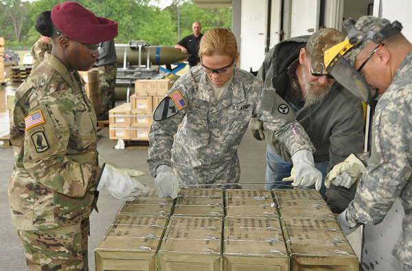 Especialista en municiones del ejército