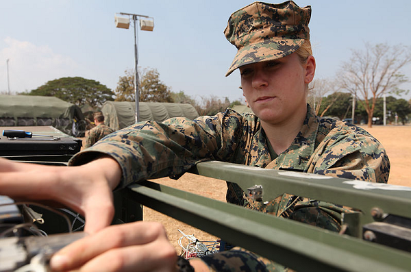 Electricista del Cuerpo de Marines