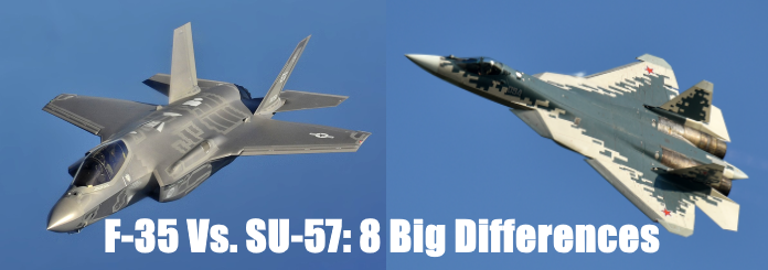 F 35 vs Su 57 Diferencias