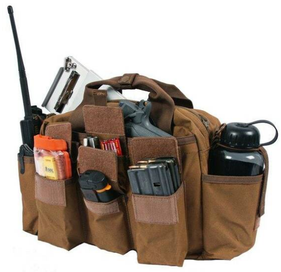 la bolsa de rescate del equipo de policía