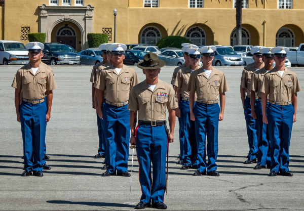 graduación del cuerpo de marines