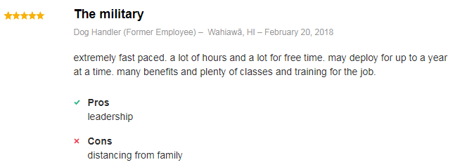 Revisión del adiestrador de perros del ejército de EE. UU.