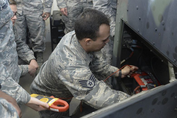 producción de generación de energía de la fuerza aérea