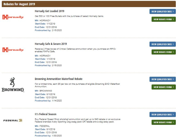 reembolsos brownells