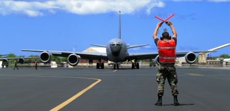 base de la fuerza aérea de hickam en hawaii