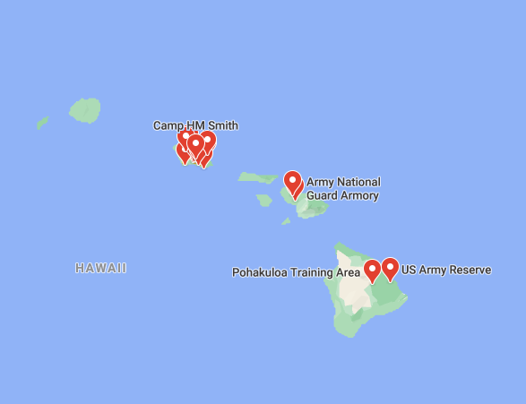 Bases militares en Hawaii