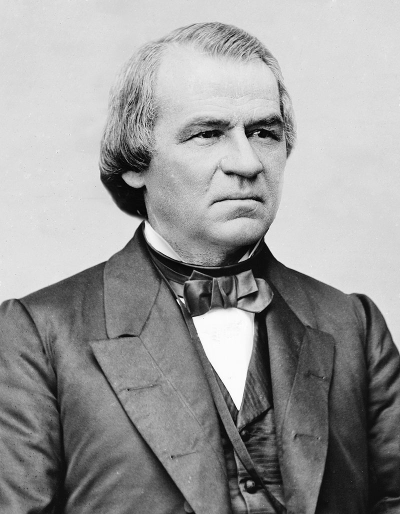 servicio militar del presidente Andrew Johnson