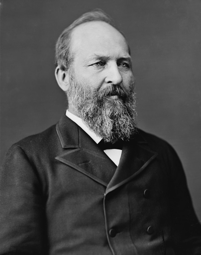 presidente James A. Garfield servicio militar