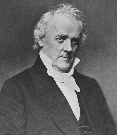 presidente James Buchanan servicio militar