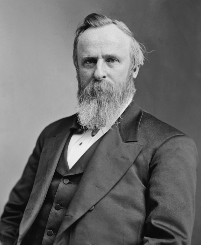presidente Rutherford B. Hayes servicio militar