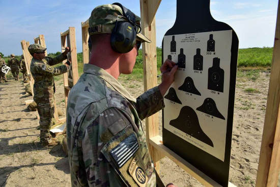 insignia del ejército francotirador