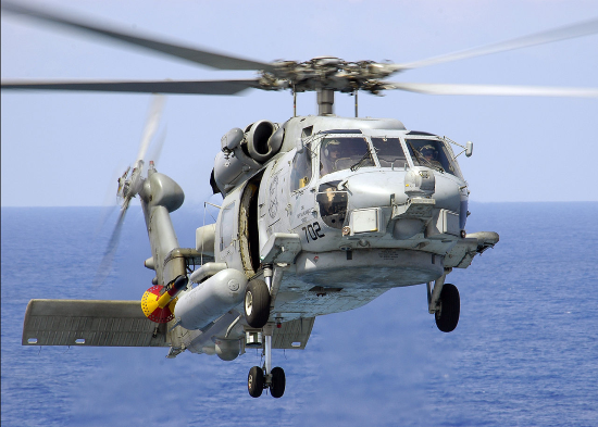 MH-60R Seahawk es un tipo de helicóptero militar utilizado por la Marina de los EE. UU.