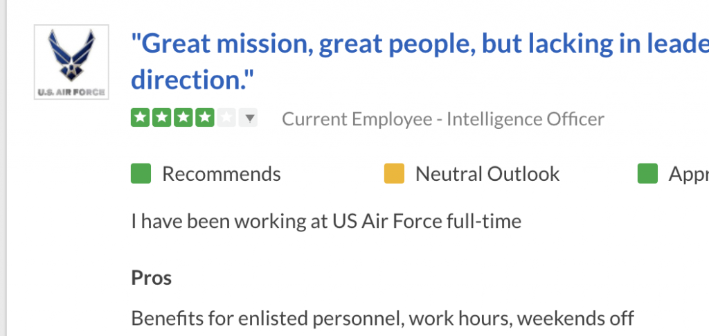 oficial de inteligencia de la fuerza aérea revisión 2