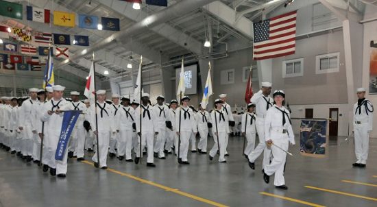 Graduación de reclutas de la Marina