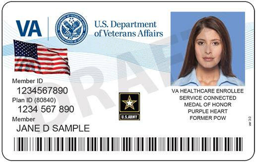 Tarjeta de identificación de salud para veteranos VHIC