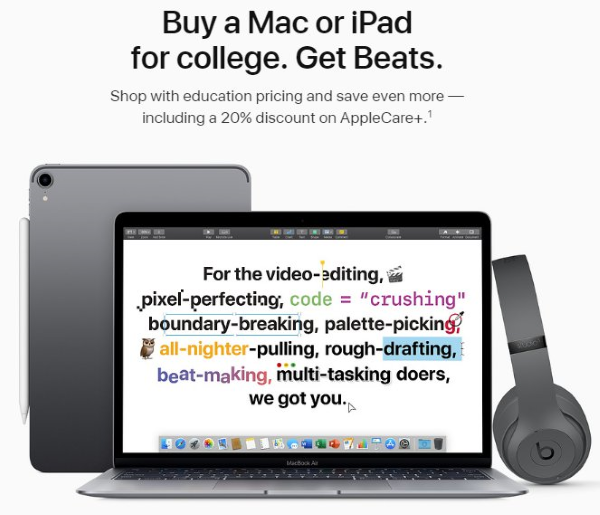 descuento para estudiantes de apple