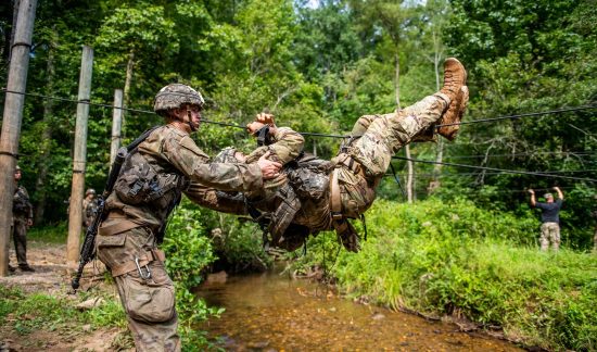 entrenamiento de guardabosques del ejército