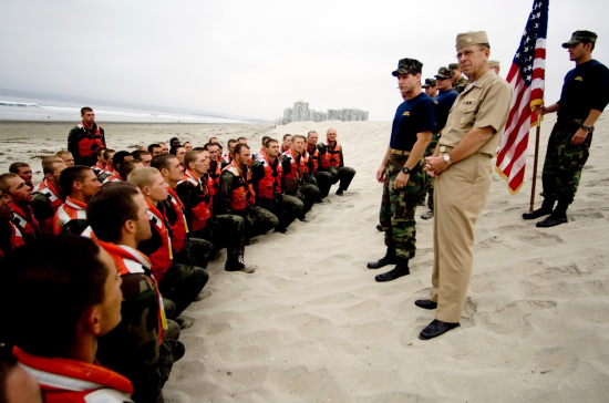 la clase bud/s está asegurada desde la semana del infierno
