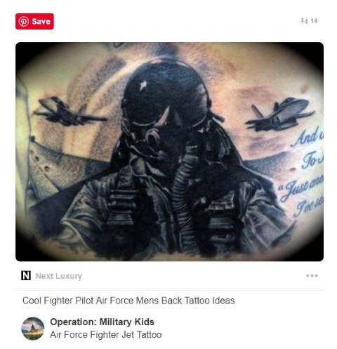 tatuaje de cabina de avión de combate