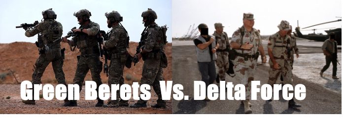 Boinas verdes vs Fuerza Delta