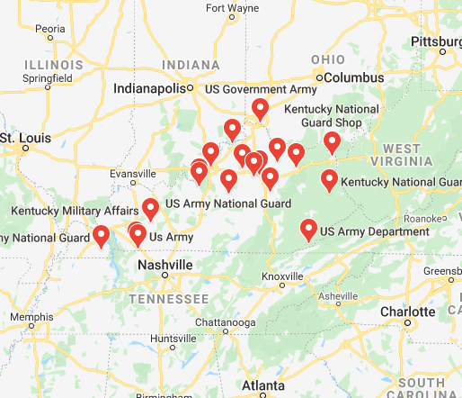 Bases militares en Kentucky