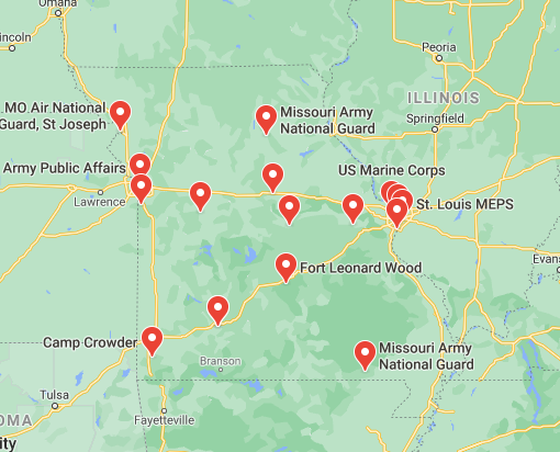 Bases militares en Missouri
