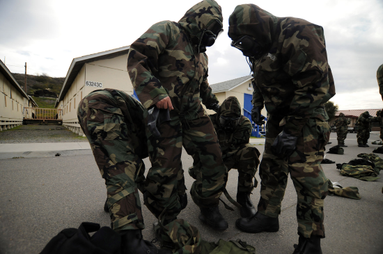 equipo de trapeador militar
