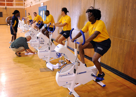 prueba de preparación física de la marina