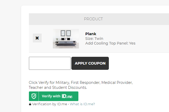 colchón de tablones descuento militar