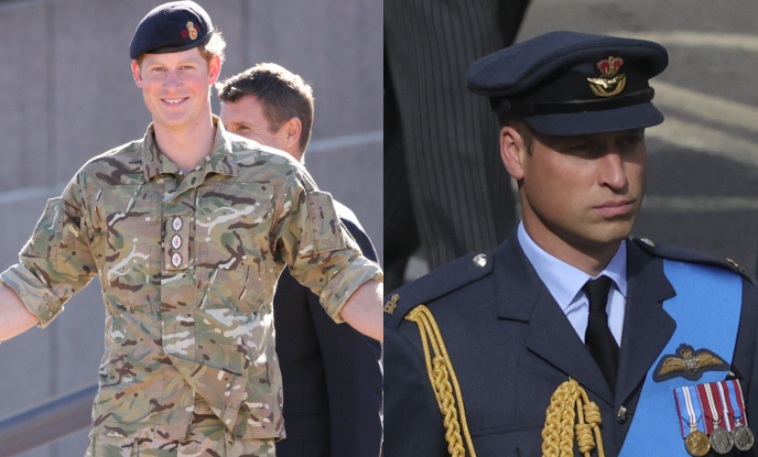 servicio militar principe harry y william