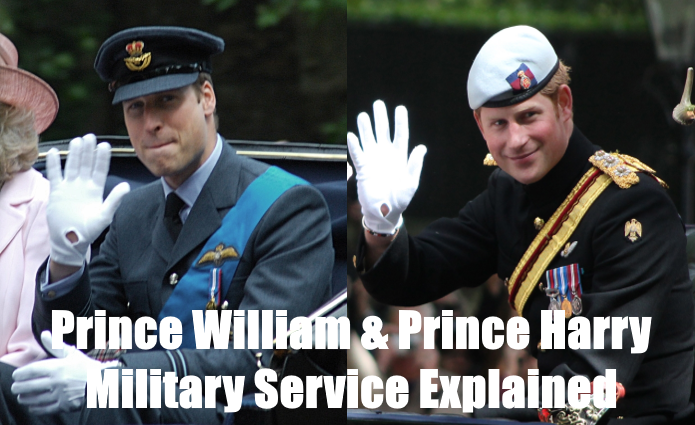 Servicio Militar del Príncipe William y Harry