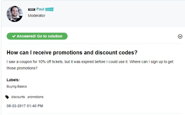 stubhub promociones y códigos de descuento
