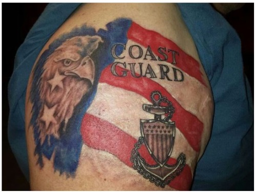 tatuaje típico de la guardia costera