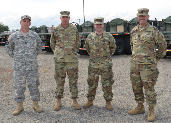 oficial de transporte del ejército