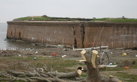 Fort Pike es una popular base militar abandonada