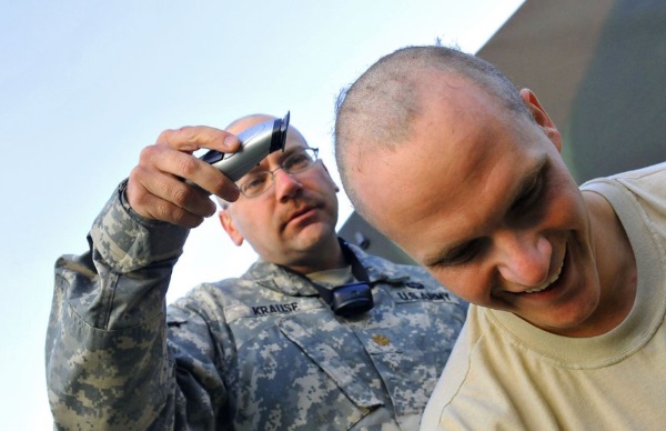 corte de zumbido del ejército