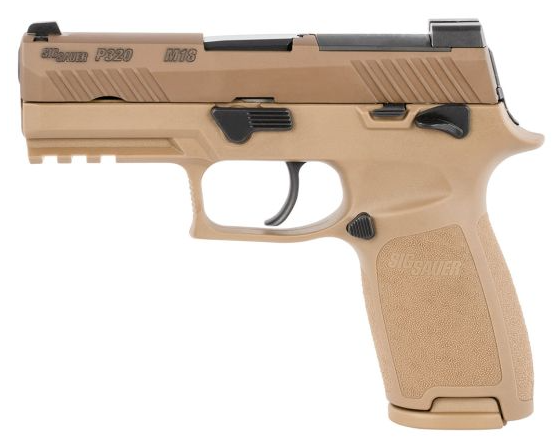 la fuerza aérea de los estados unidos usa la sig sauer p320-m18 como su pistola principal