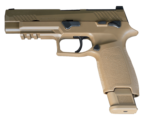 la marina de los estados unidos usa la sig sauer m17 como arma principal